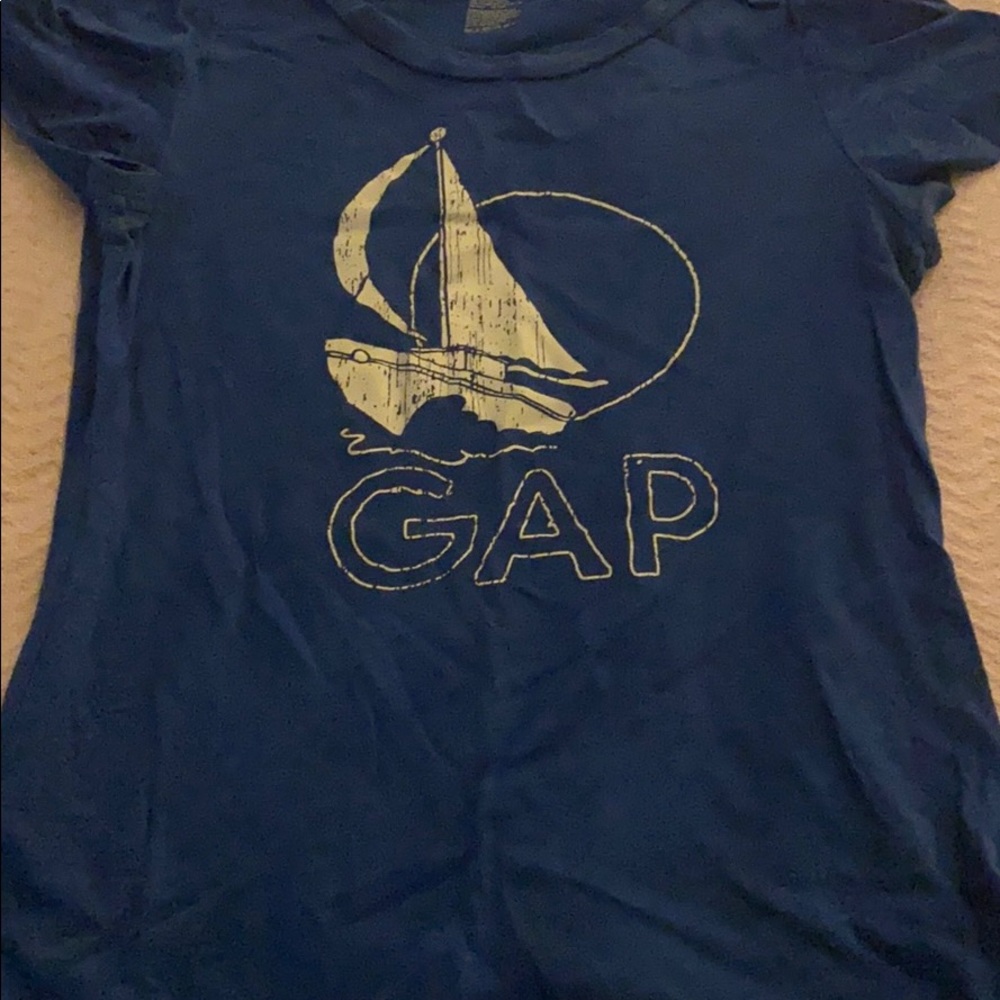 Blue gap shirt